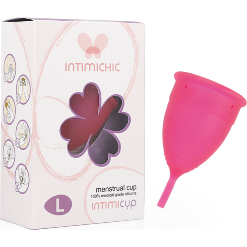 Copa Menstrual Intimichic Tamanho L em Silicone Médica