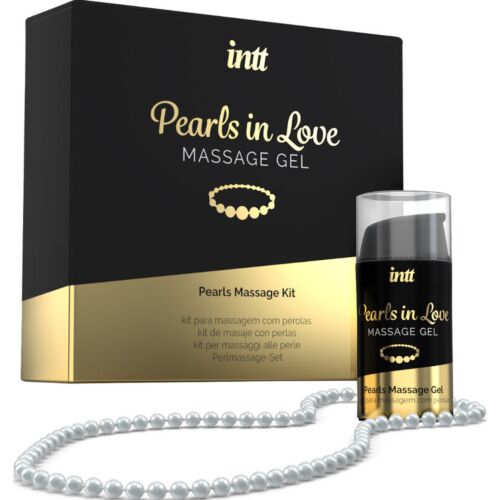 Kit de Massagem INTT Pearls In Love com Gel e Collar