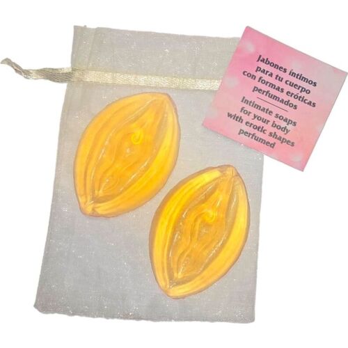 Sabonetes perfumados Diablo Picante em formato de vagina