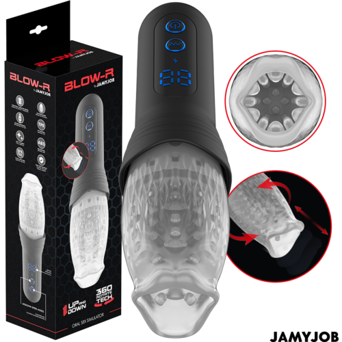 Masturbador JAMYJOB BLOW-R com Thrusting e Rotação