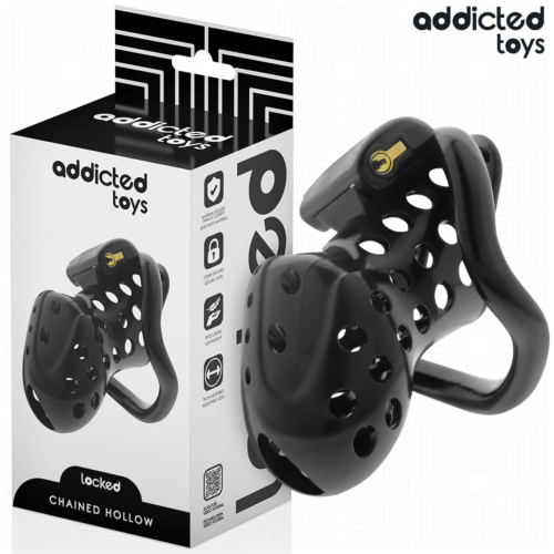 Jaula para Pénis ADDICTED TOYS LOCKED 10,5 cm com Corrente