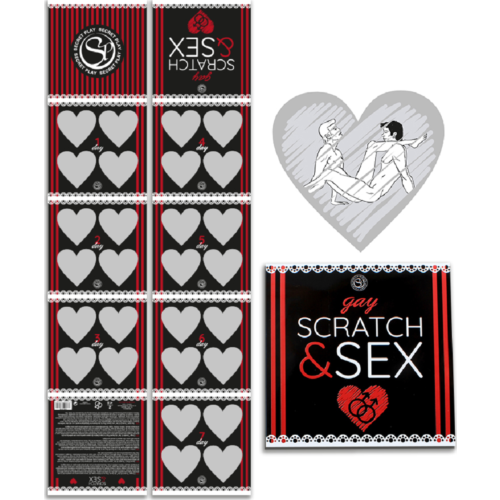 Jogo de Casais Gay SECRETPLAY Scratch & Sex com Posturas