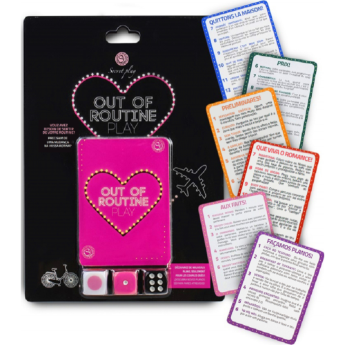Jogo Erótico SecretPlay Out of Routine Play com 72 Desafios