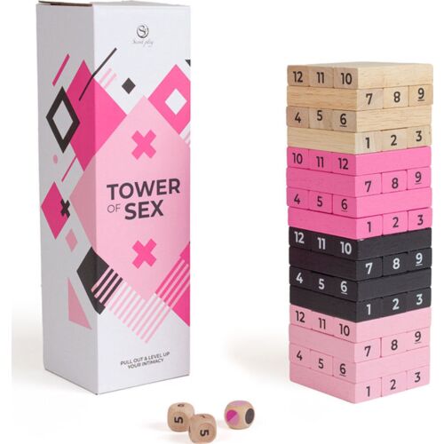 Jogo de Casal SECRETPLAY Tower of Sex com Provas Picantes