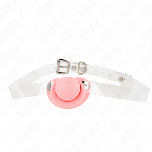 Mordaza KINK PINK PACIFIER SHAPED ajustável 43-60 cm