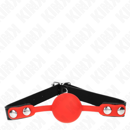 Mordaça KINK RED SILICONE BALL 4 CM