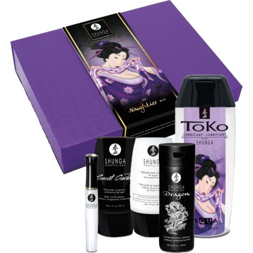 Kit erótico Shunga Shunga Naughtier — 5 produtos sensoriais