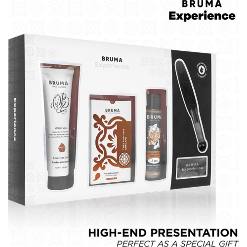 Kit de Massagem Bruma Xperience com Sabor Bolo Americano