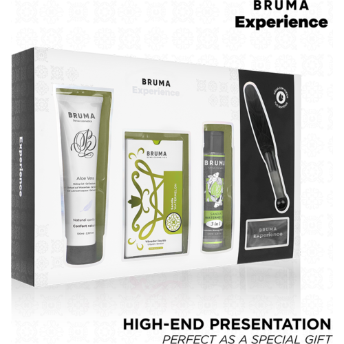 Kit de Massagem BRUMA XPERIENCE - Melancia Vibro-Orgásmica.