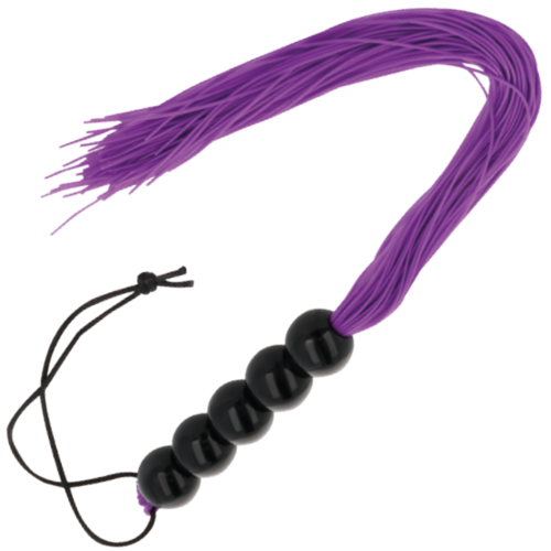 Chicote BDSM Darkness Sensations - Lilás elegante