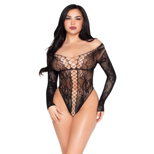 Teddy Leg Avenue 89370 com efeito corset