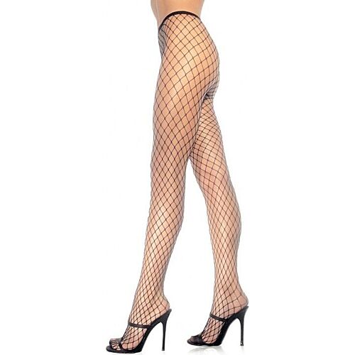 Pantys de Rede Diamante Leg Avenue - Talla Particular Ajustable