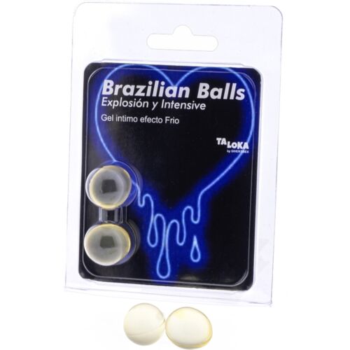 Bolas Brasileiras Taloka com Gel Excitante Efeito Frio