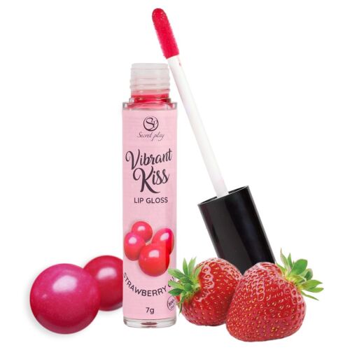 Lip Gloss Oral SECRETPLAY Vibrant Kiss Pastilha Elástica de Fruta