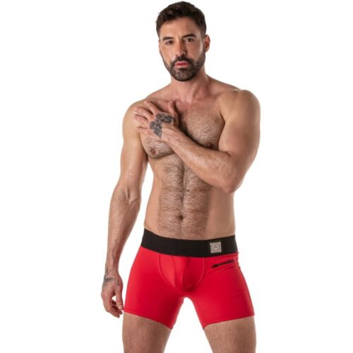 Boxer Locker Gear Wide Waistband Trunk Abertura Traseira