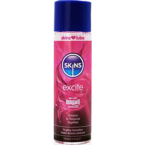 Lubrificante à base de água SKINS Excite 130 ml