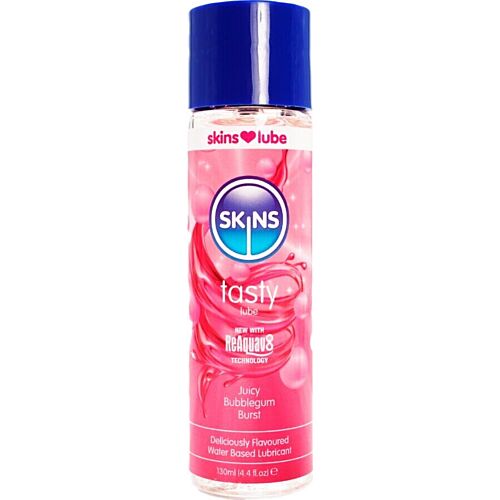 Lubricante SKINS Tasty Chiclete 130 ML com sabor delicioso