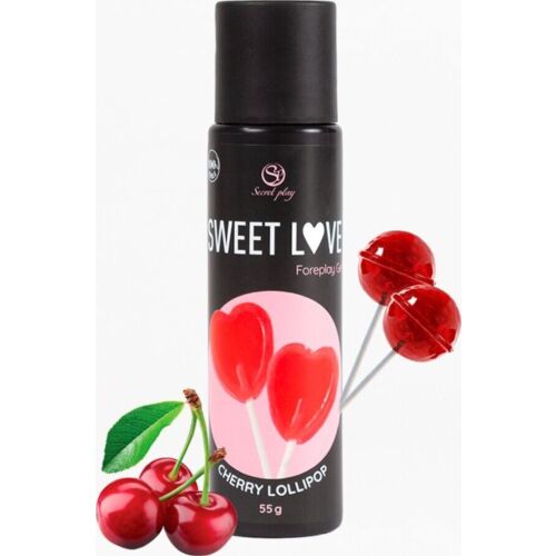 Lubrificante comestível SECRETPLAY Cereza Lollipop 60 ml