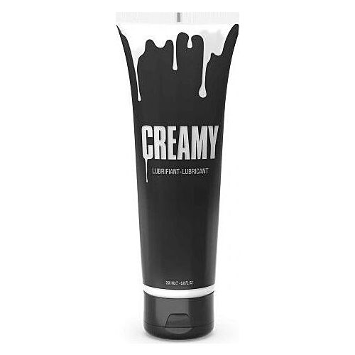 Lubrificante CREAMY - CUM 250ML com textura de esperma