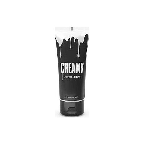 Lubrificante CREAMY CUM 70ml com textura de sêmen