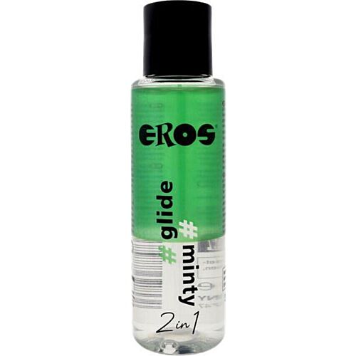 Lubrificante EROS 2 em 1 Glide Minty com efeito refrescante
