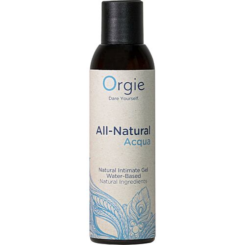 Lubrificante Orgie All-Natural Acqua 150ml sem aroma