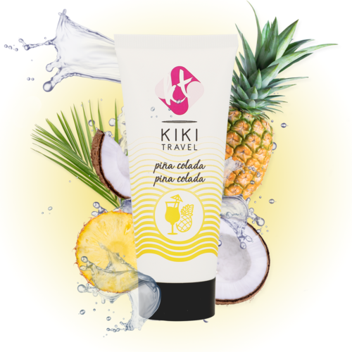 Lubrificante KIKÍ TRAVEL 50 ML Sabor a Piña Colada