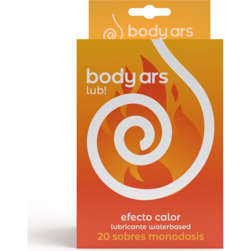 Lubrificante Body Ars Efeito Calor 20 monodoses