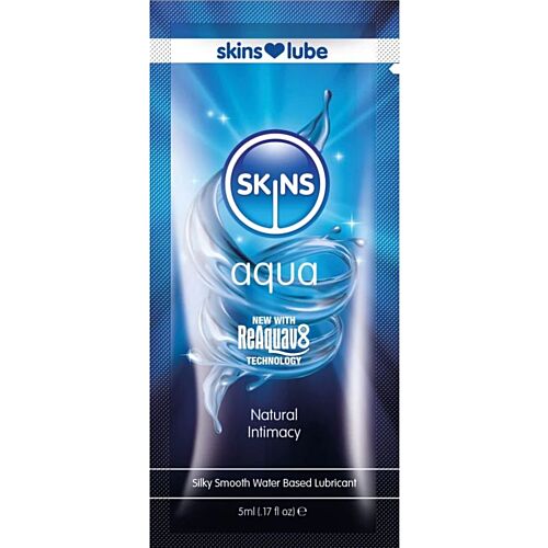 Lubrificante Skins Aqua 5ml com ReAquav8