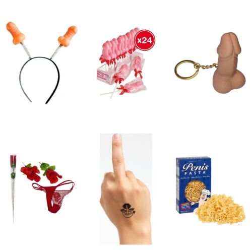 Kit despedida de solteira com bandolete, chupa-chupa, tatuagens e presentes de brincadeira