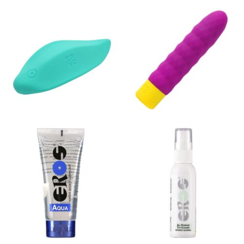 Kit primeiro vibrador para principiantes: dois brinquedos ROMP