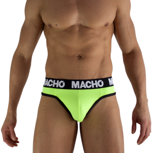 Jockstrap MACHO Underwear MTG001 Amarelo com Duplo Suporte