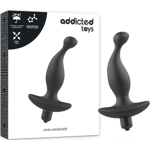 Massageador Anal Addicted Toys Modelo 1 com Vibração Intensa