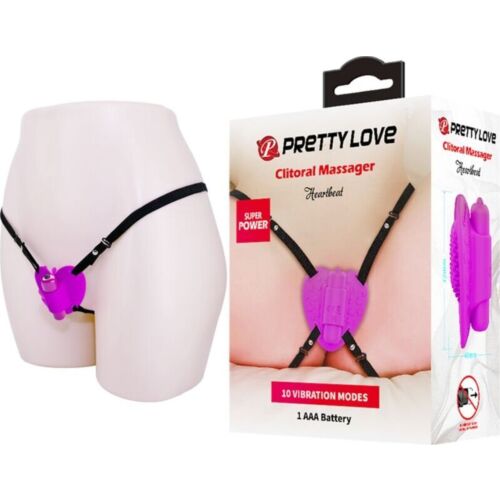 Estimulador Clitoriano Pretty Love Heartbeat com 10 modos
