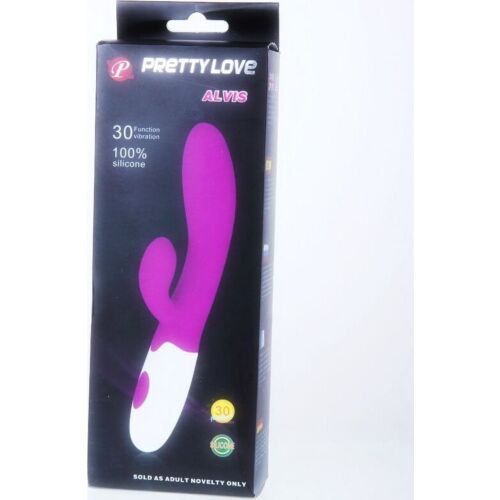 Vibrador Rabbit Pretty Love Flirtation Alvis com Estimulador Clitoriano
