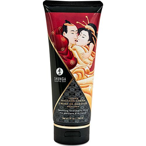 Creme de Massagem Shunga Morango e Cava 200ml