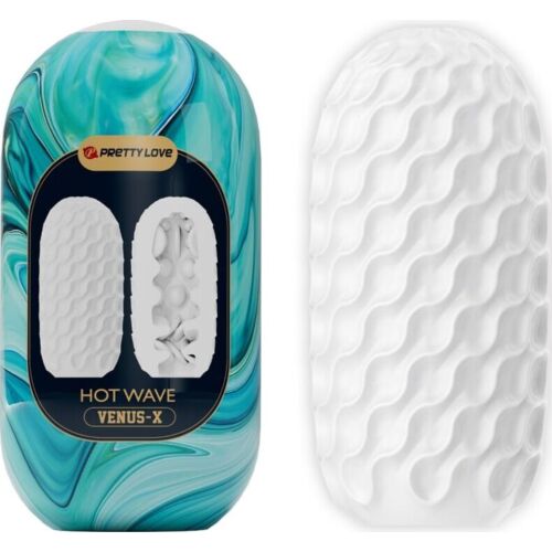 Masturbador Masculino Pretty Love Hot Wave com 3 túneles