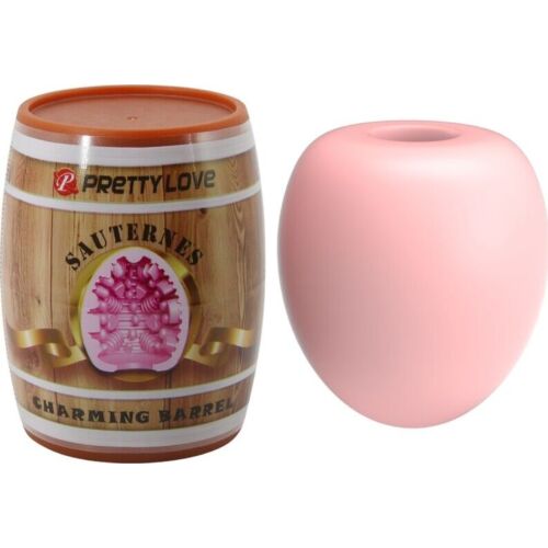 Masturbador Masculino Pretty Love Ovo Rosa Modelo 2 com textura acanalada