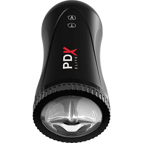 Masturbador Boca PDX ELITE Moto Stroker com Vibração