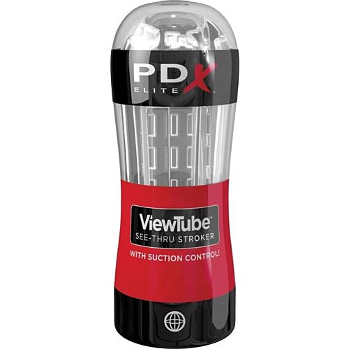 Masturbador PDX ELITE ViewTube com Controle de Sucção