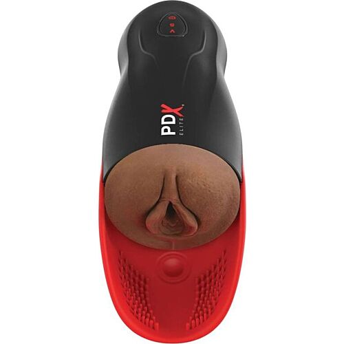 Vagina com vibração PDX ELITE Fuck-O-Matic 2 com sucção potente