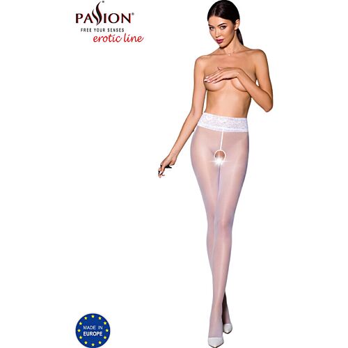 Medias PASSION WOMAN GARTER & STOCK 008 com abertura