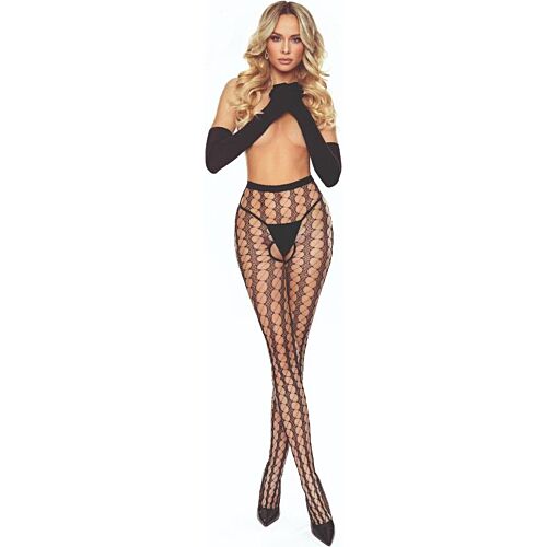 Medias PASSION TIOPEN 031 com zona íntima aberta