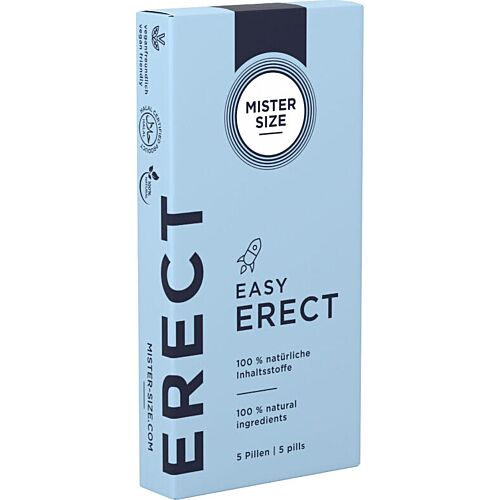 Cápsulas MISTER SIZE Easy Erect para resistência e prazer