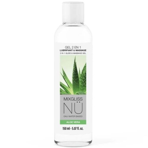 Lubricante e Gel de Massagem Mixgliss Nü Aloe Vera 150 ML