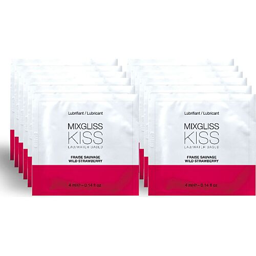 Lubrificante MIXGLISS Sabor A Fresa - Pack 12 Monodoses