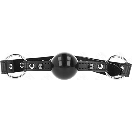 Mordaça de Bola KINK 4 CM com Remache e Fecho