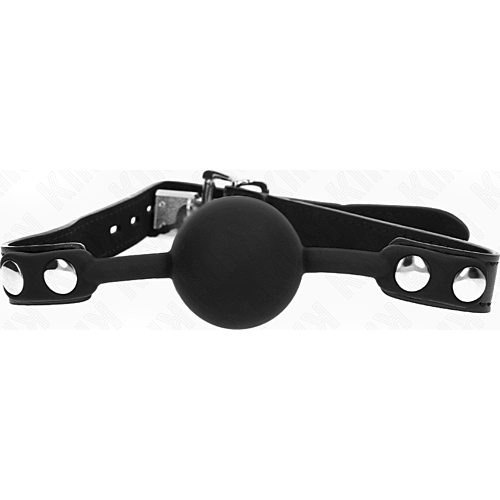 Mordaza de Bola KINK Modelo 1 | Silicona 4 cm com Candado