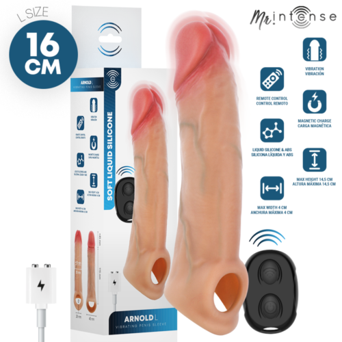 MR INTENSE: Manga Vibratória Ultra Realista com Controlo Remoto