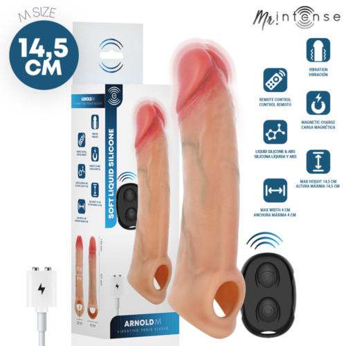 MR INTENSE: Manga Vibratória Ultra-Realista